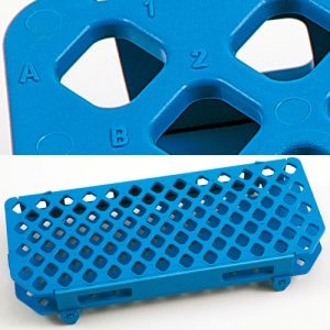 Rack Microcentrifuge Tube Blue, PP 1.5mL