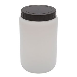 Jar Round, HDPE PP Cap 1500mL