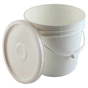 Pail w Cover, HDPE 2gal