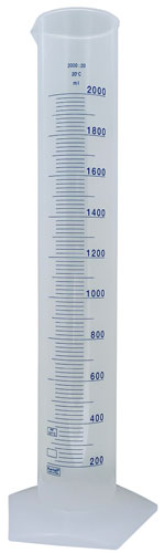 Cylinder Printed Graduated, PP 2000mL