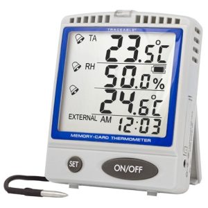 Traceable Memory-Card with Stainless Probe Thermometer