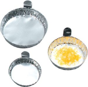 Aluminum Weighing Dishes, Medium, Aluminum