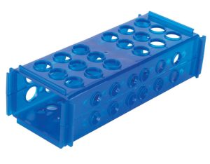 4 Way Rack Clinical, Blue, pk5,UOM: PK,QTY:5