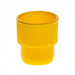 PLUG CAPS 17MM POLYETHYLENE YELLOW