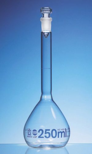 Volumetric flask, USP BBR, 5mL NS10/19 glass, pk of 2