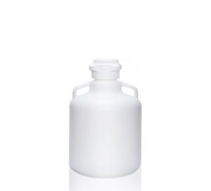 EZLabpure™ 10 L Round Carboy, HDPE, Foxx 83B VersaCap, 1/EA