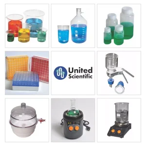 United Scientific™ STACKABLE BEAKERS, POLYPROPYLENE (PP), 500ML, CASE OF 500