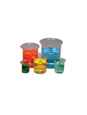 United Scientific™ PLASTIC BEAKER SET OF 5, PMP