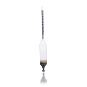 High Precision Specific Gravity Hydrometer, Tall Form SG 0.820-0.890 EA