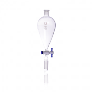 Squibb Pear Shaped Separatory Funnel, Without Stopper 500 ML