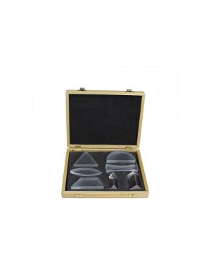 United Scientific™ PRISM AND LENS SET OF 7, GLASS
