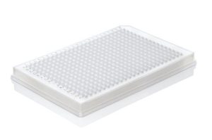 PCR-plate 96-well, Rigid Frame, PC/PP, transp. semi skirt. Stand.Profile 50 pcs white .15ml