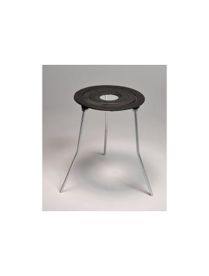 United Scientific™ TRIPOD STAND W/ CONCENTRIC RINGS, CAST IRON, 3.5", 4.75", 6.5", 8" RING O.D., 9" HEIGHT