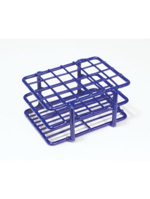 United Scientific™ TEST TUBE RACK, EPOXY-COATED, 24 PLACE, 13-16MM TUBES