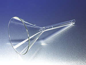 PYREX Plain 147mm Diameter 60° Angle Funnel with Short Wide Stem