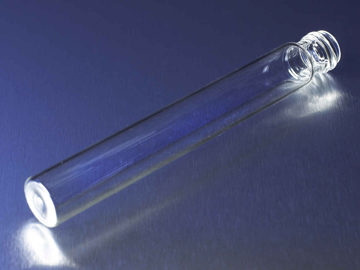 PYREX 19.5x145mm Disposable Flat Bottom Screw Cap Culture Tubes, Without Caps