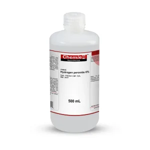 Hydrogen peroxide 6% - 500ml (Pack of 6)