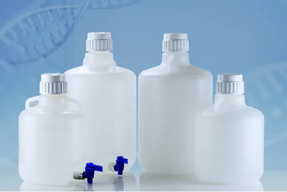 Lab Carboys – Durable HDPE, PP & Glass Containers Laboratory carboys HDPE, PP, glass and more containers for liquid storage at LDP
