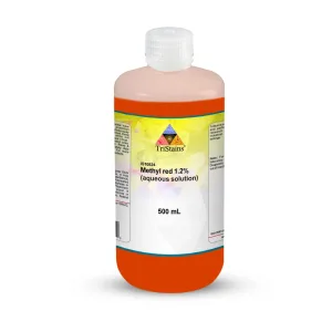 Methyl Red 1.0% - 500mL